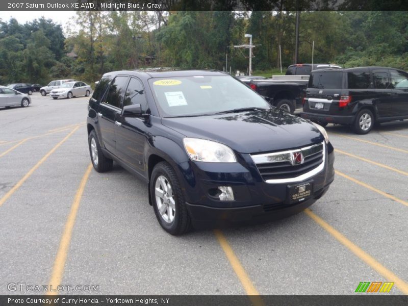 Midnight Blue / Gray 2007 Saturn Outlook XE AWD