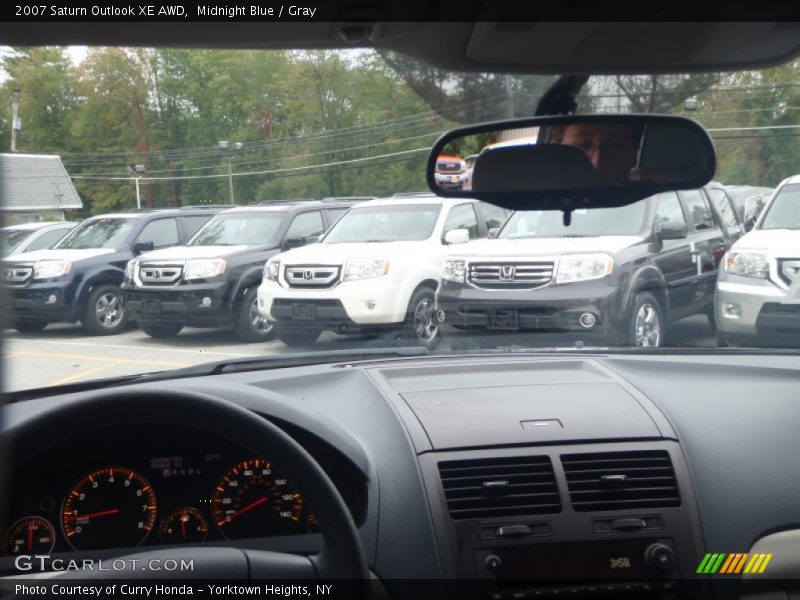 Midnight Blue / Gray 2007 Saturn Outlook XE AWD