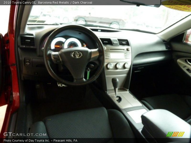 Barcelona Red Metallic / Dark Charcoal 2010 Toyota Camry SE