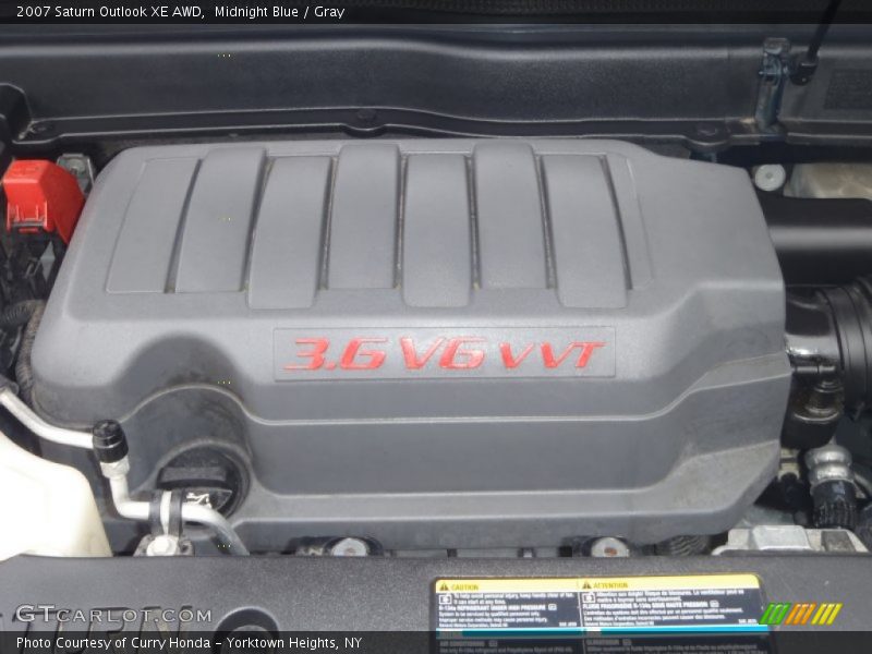 Midnight Blue / Gray 2007 Saturn Outlook XE AWD