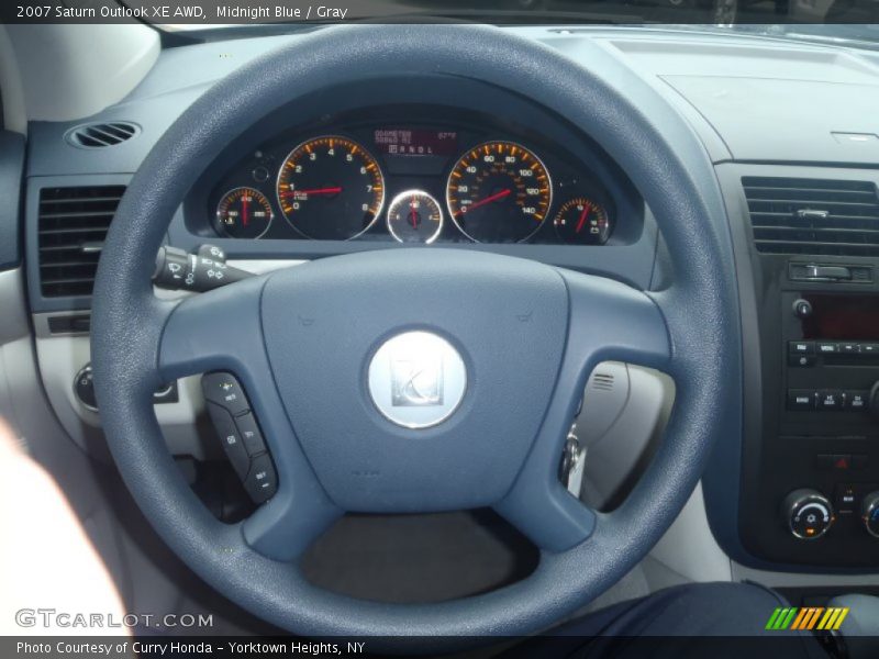 Midnight Blue / Gray 2007 Saturn Outlook XE AWD