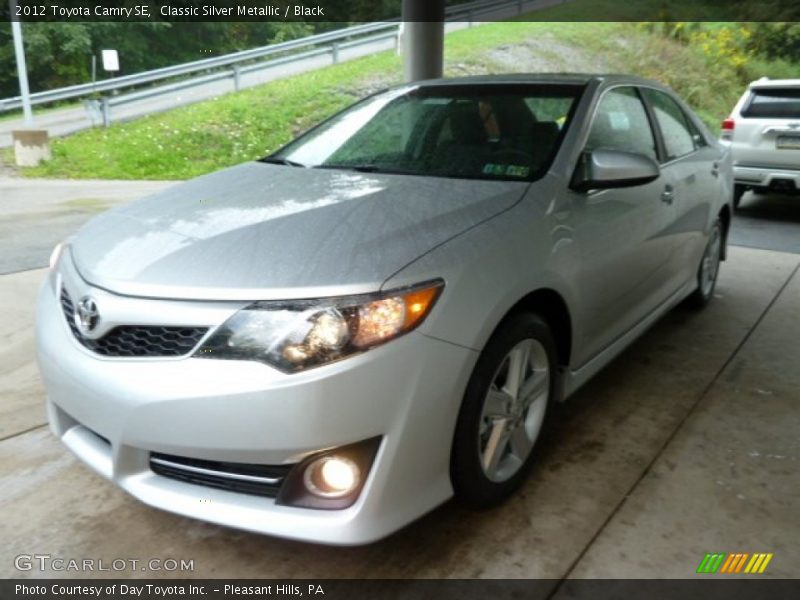 Classic Silver Metallic / Black 2012 Toyota Camry SE