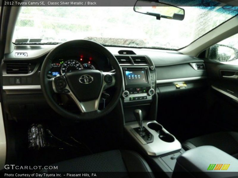 Classic Silver Metallic / Black 2012 Toyota Camry SE