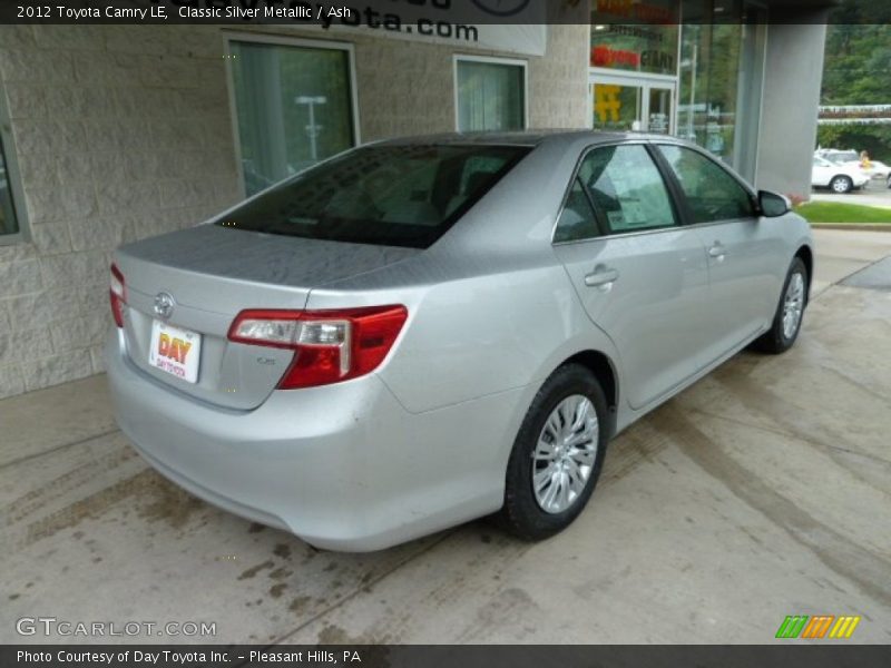 Classic Silver Metallic / Ash 2012 Toyota Camry LE