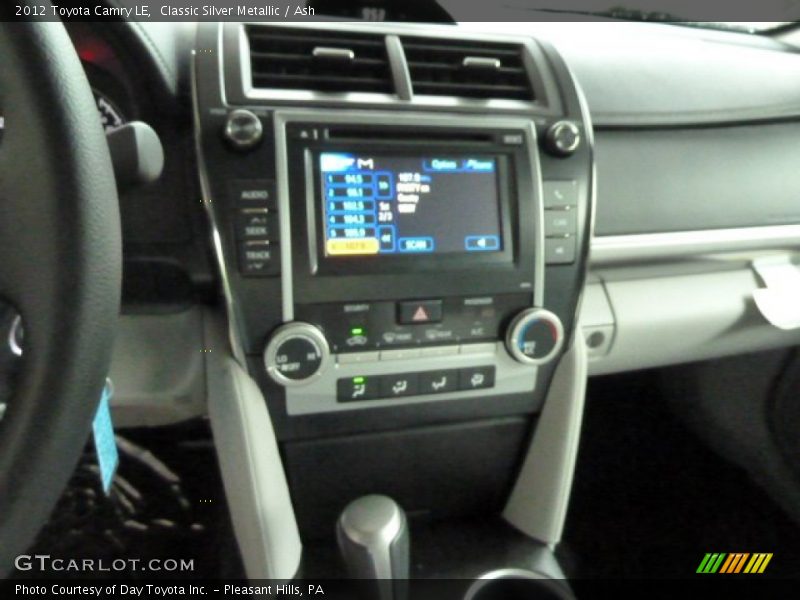 Classic Silver Metallic / Ash 2012 Toyota Camry LE