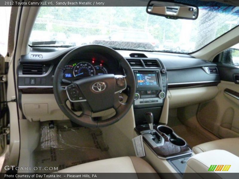  2012 Camry XLE V6 Ivory Interior