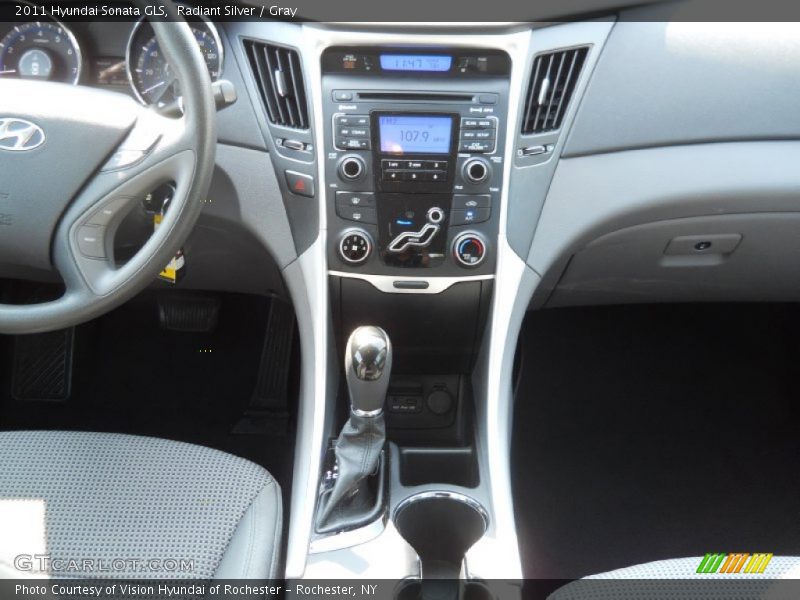 Radiant Silver / Gray 2011 Hyundai Sonata GLS