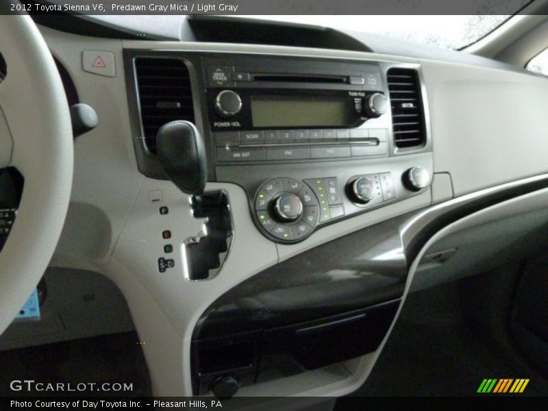 Predawn Gray Mica / Light Gray 2012 Toyota Sienna V6
