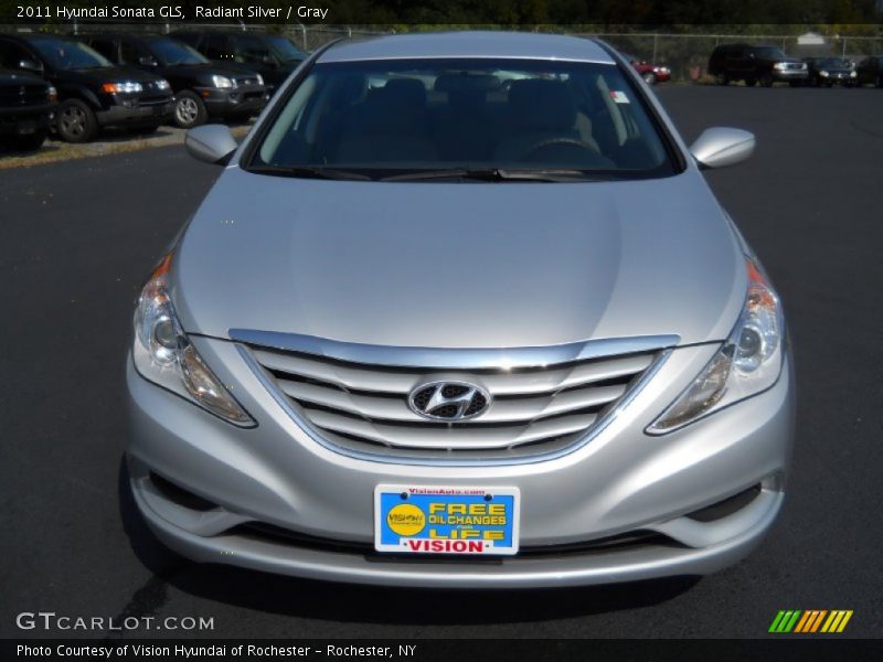 Radiant Silver / Gray 2011 Hyundai Sonata GLS
