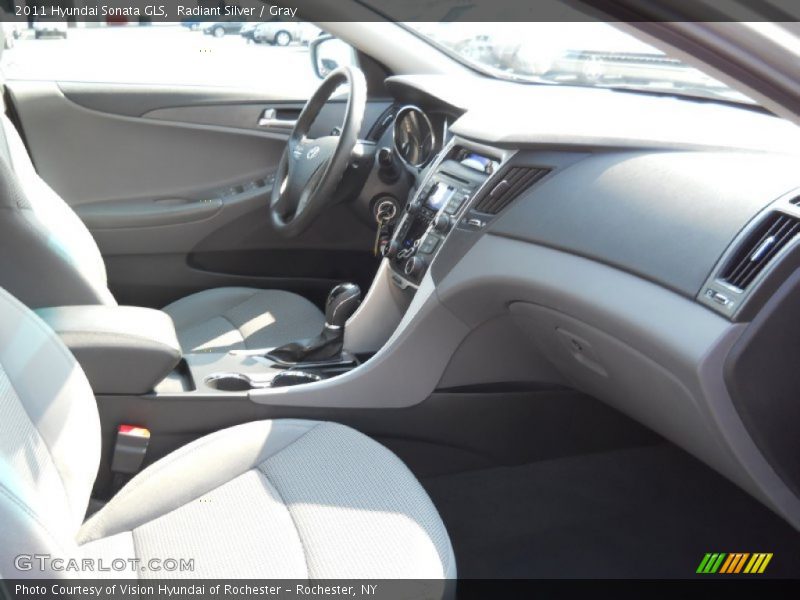 Radiant Silver / Gray 2011 Hyundai Sonata GLS
