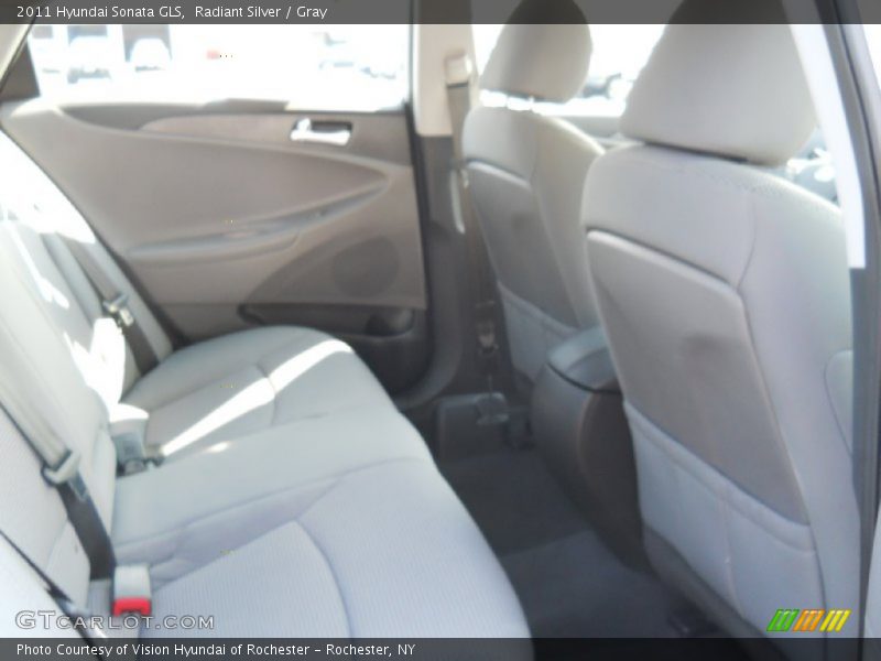 Radiant Silver / Gray 2011 Hyundai Sonata GLS