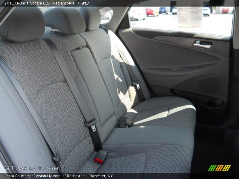 Radiant Silver / Gray 2011 Hyundai Sonata GLS