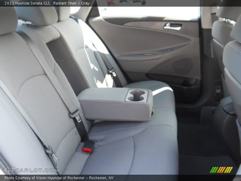 Radiant Silver / Gray 2011 Hyundai Sonata GLS