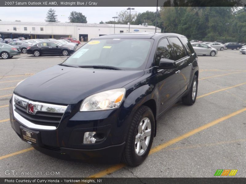 Midnight Blue / Gray 2007 Saturn Outlook XE AWD