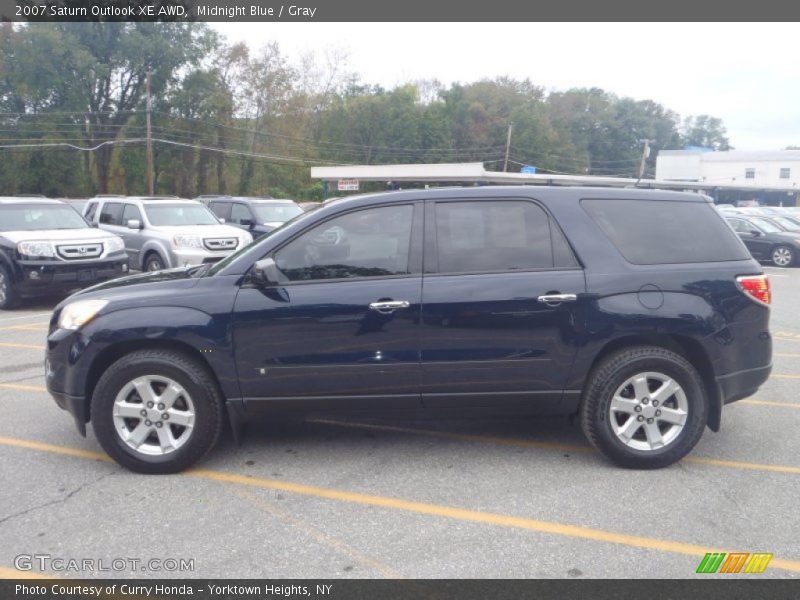 Midnight Blue / Gray 2007 Saturn Outlook XE AWD