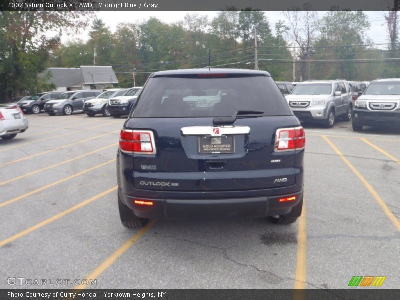 Midnight Blue / Gray 2007 Saturn Outlook XE AWD