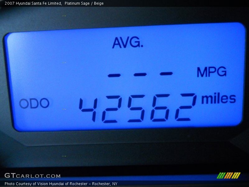 Platinum Sage / Beige 2007 Hyundai Santa Fe Limited