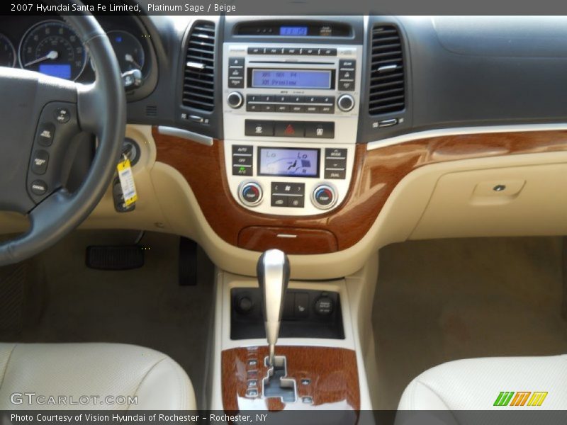Platinum Sage / Beige 2007 Hyundai Santa Fe Limited