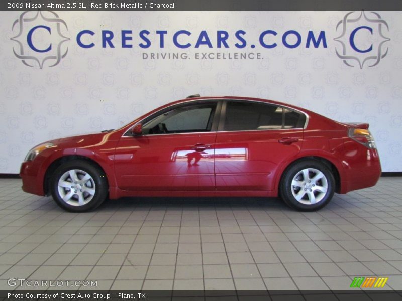 Red Brick Metallic / Charcoal 2009 Nissan Altima 2.5 SL