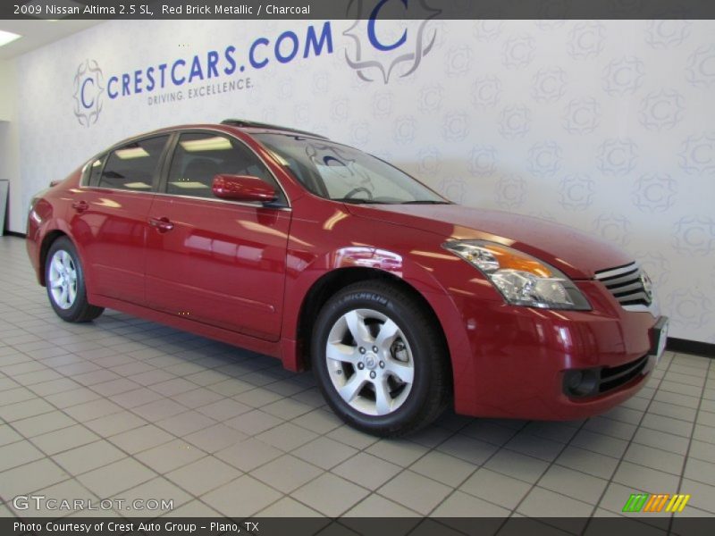 Red Brick Metallic / Charcoal 2009 Nissan Altima 2.5 SL