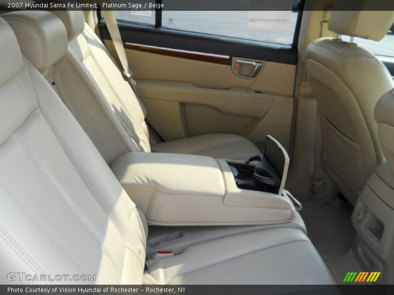 Platinum Sage / Beige 2007 Hyundai Santa Fe Limited