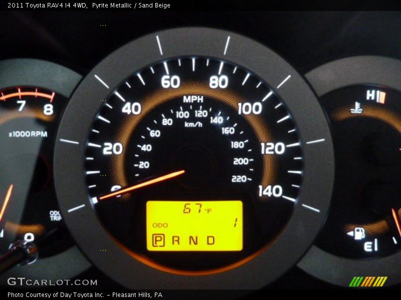 Pyrite Metallic / Sand Beige 2011 Toyota RAV4 I4 4WD