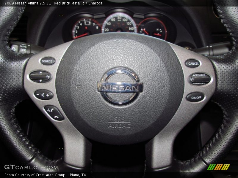 Red Brick Metallic / Charcoal 2009 Nissan Altima 2.5 SL