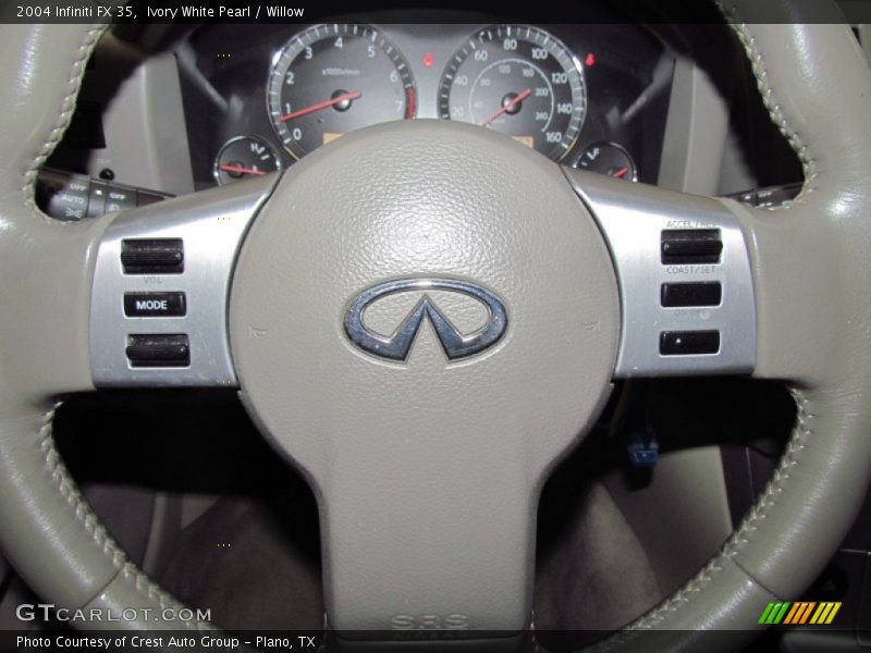 Ivory White Pearl / Willow 2004 Infiniti FX 35