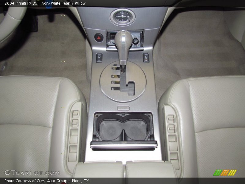 Ivory White Pearl / Willow 2004 Infiniti FX 35