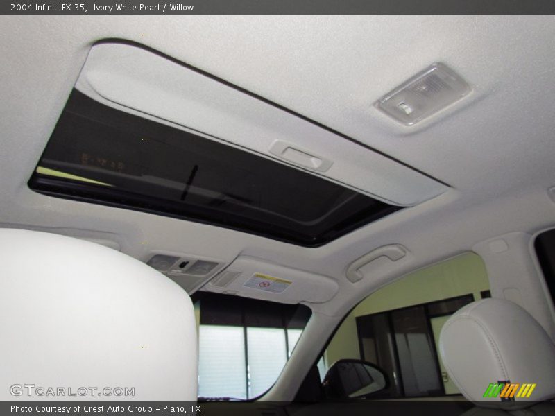 Ivory White Pearl / Willow 2004 Infiniti FX 35