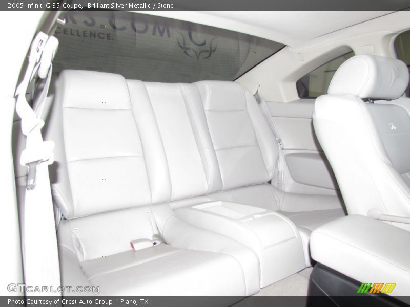 Brilliant Silver Metallic / Stone 2005 Infiniti G 35 Coupe
