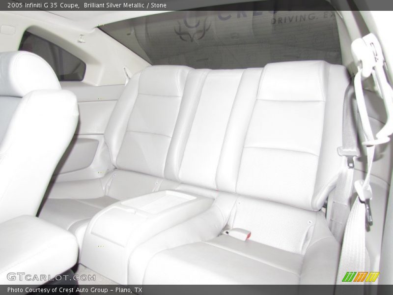 Brilliant Silver Metallic / Stone 2005 Infiniti G 35 Coupe