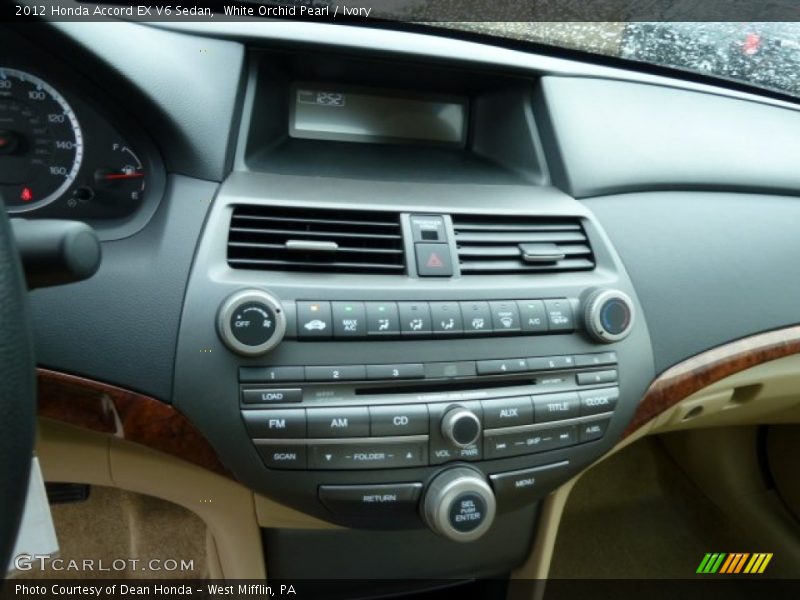 Controls of 2012 Accord EX V6 Sedan
