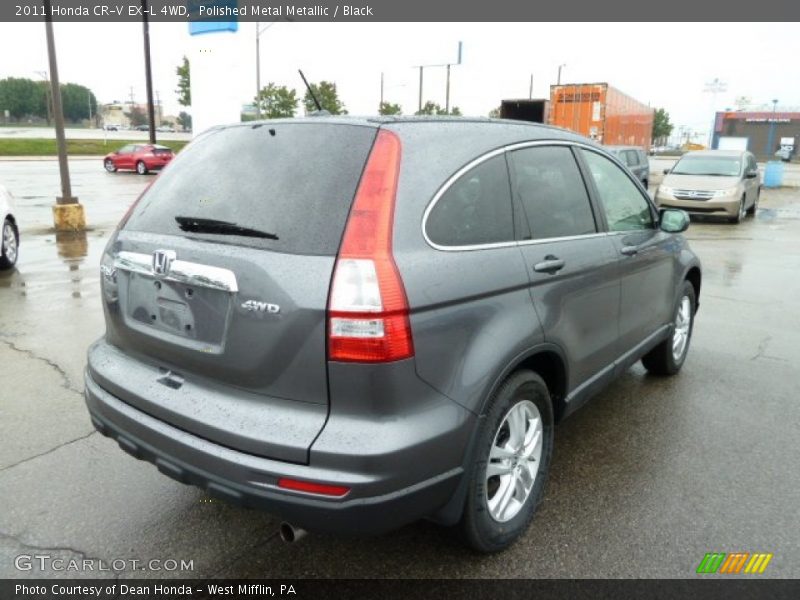 Polished Metal Metallic / Black 2011 Honda CR-V EX-L 4WD