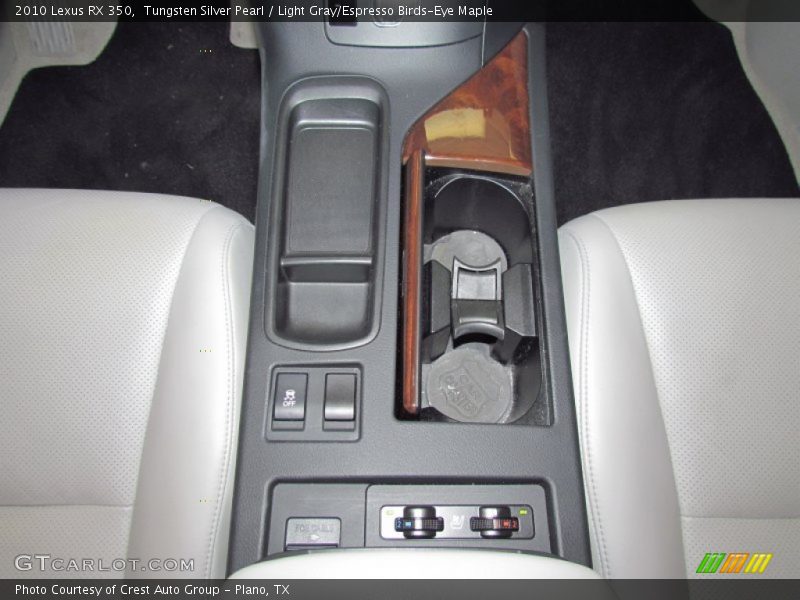 Tungsten Silver Pearl / Light Gray/Espresso Birds-Eye Maple 2010 Lexus RX 350