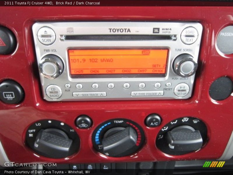 Brick Red / Dark Charcoal 2011 Toyota FJ Cruiser 4WD
