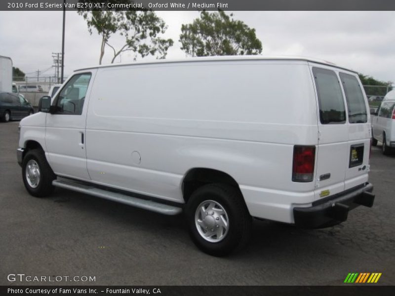 Oxford White / Medium Flint 2010 Ford E Series Van E250 XLT Commericial