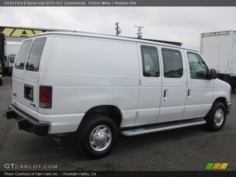 Oxford White / Medium Flint 2010 Ford E Series Van E250 XLT Commericial
