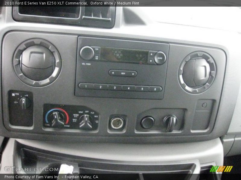 Oxford White / Medium Flint 2010 Ford E Series Van E250 XLT Commericial