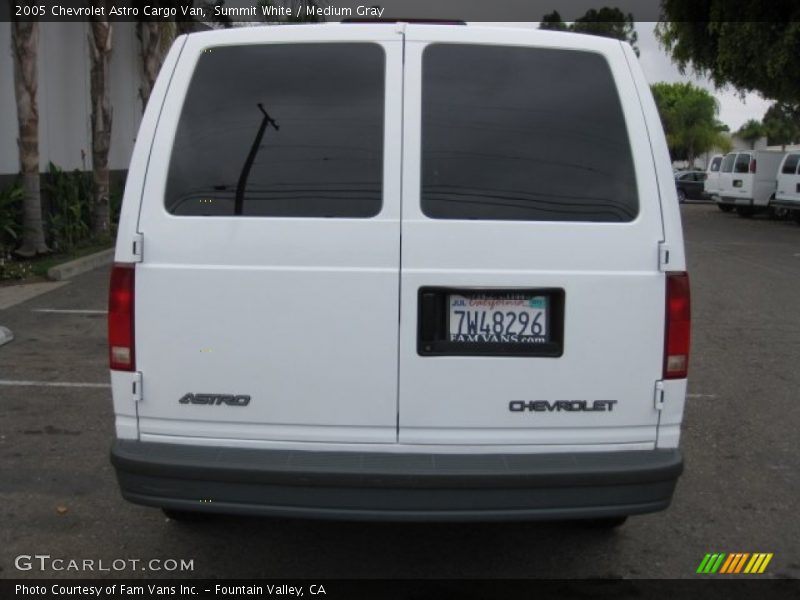 Summit White / Medium Gray 2005 Chevrolet Astro Cargo Van