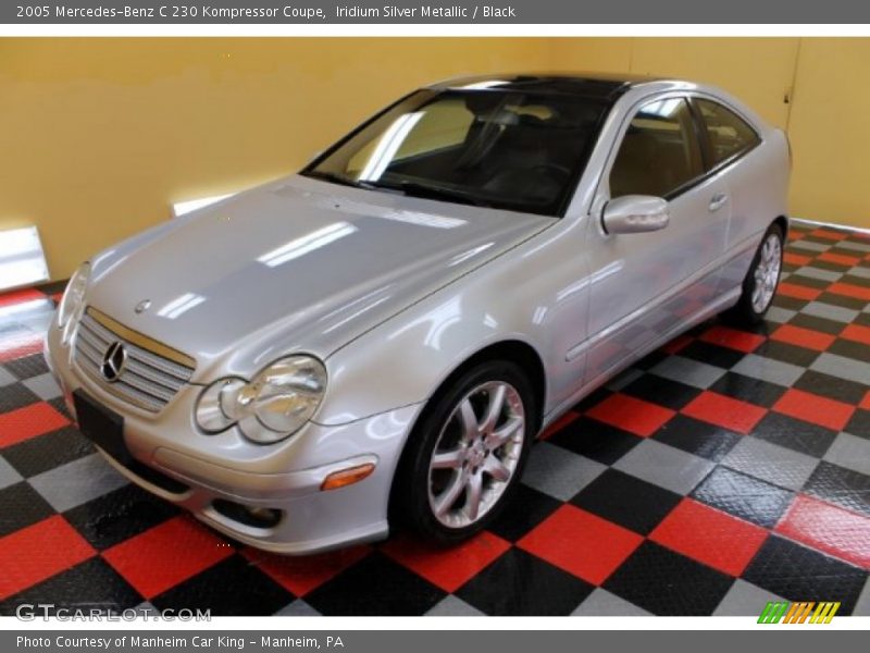 Iridium Silver Metallic / Black 2005 Mercedes-Benz C 230 Kompressor Coupe