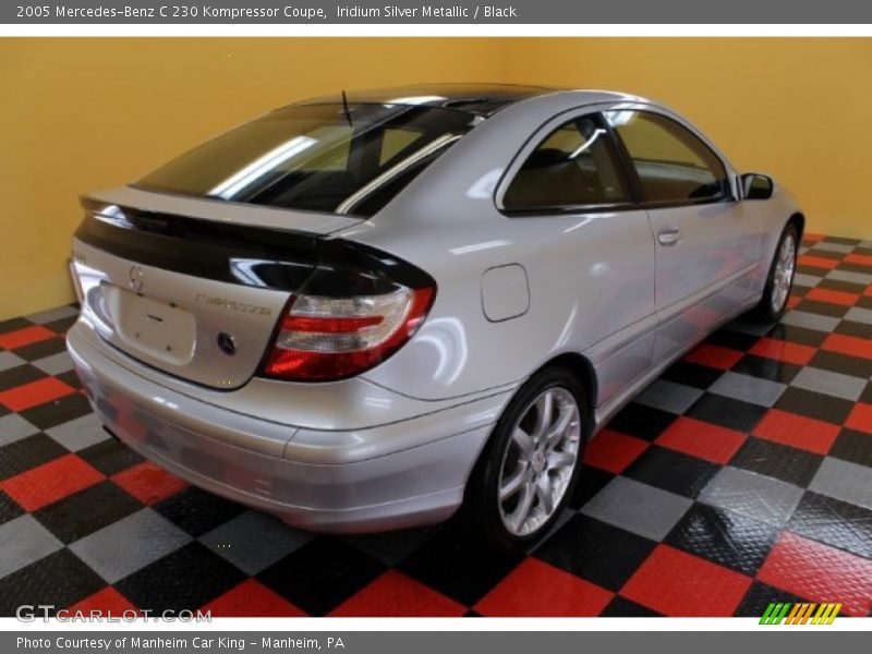 Iridium Silver Metallic / Black 2005 Mercedes-Benz C 230 Kompressor Coupe