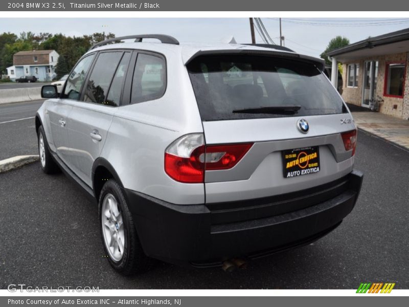 Titanium Silver Metallic / Black 2004 BMW X3 2.5i