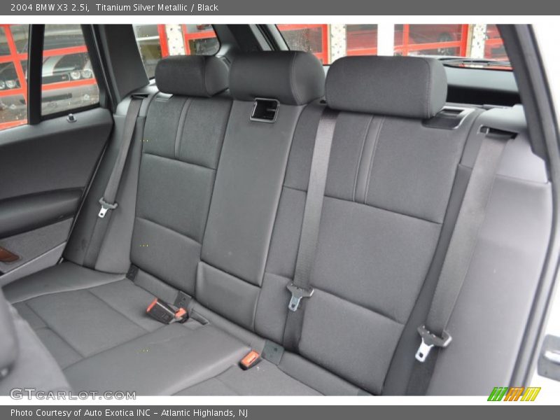 Titanium Silver Metallic / Black 2004 BMW X3 2.5i