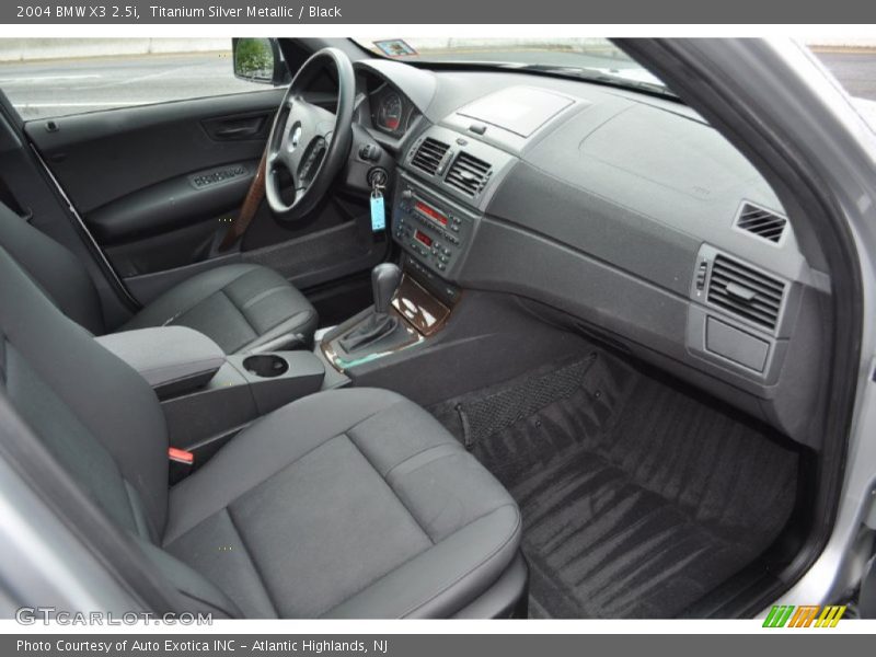 Titanium Silver Metallic / Black 2004 BMW X3 2.5i