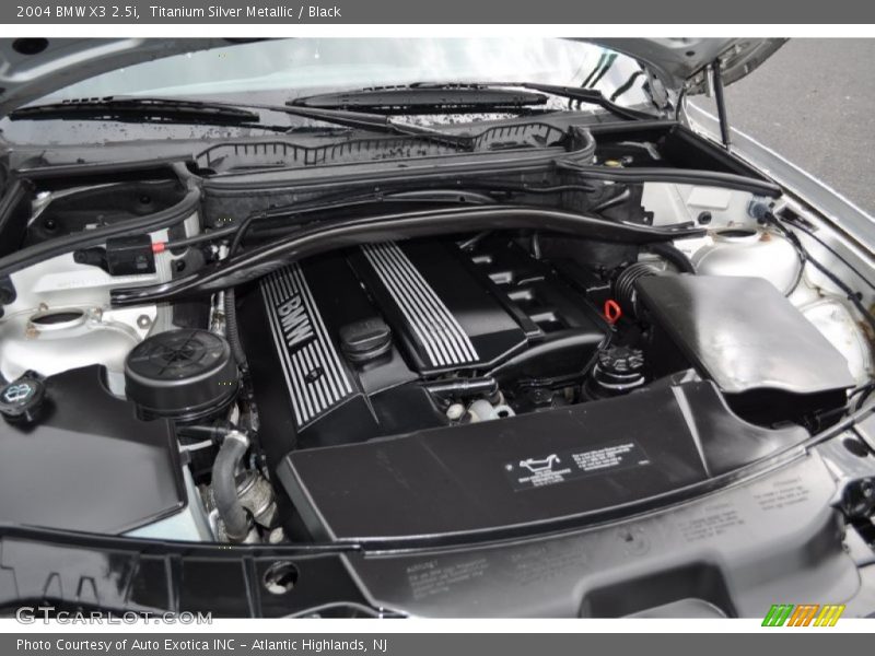 Titanium Silver Metallic / Black 2004 BMW X3 2.5i