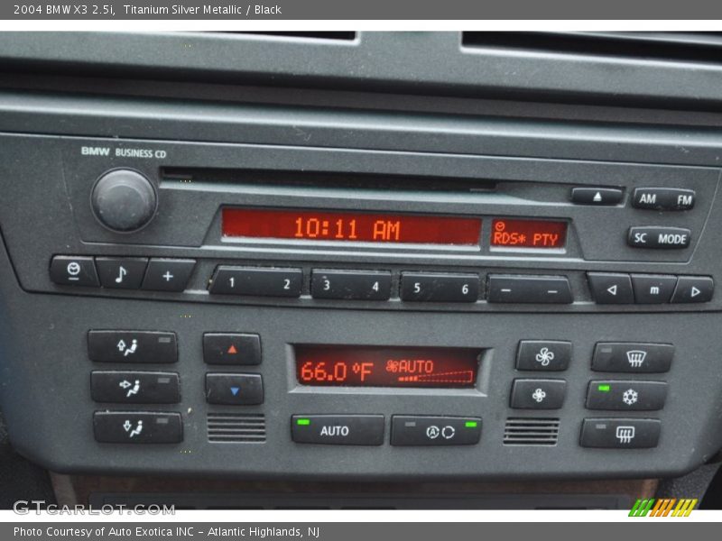 Titanium Silver Metallic / Black 2004 BMW X3 2.5i