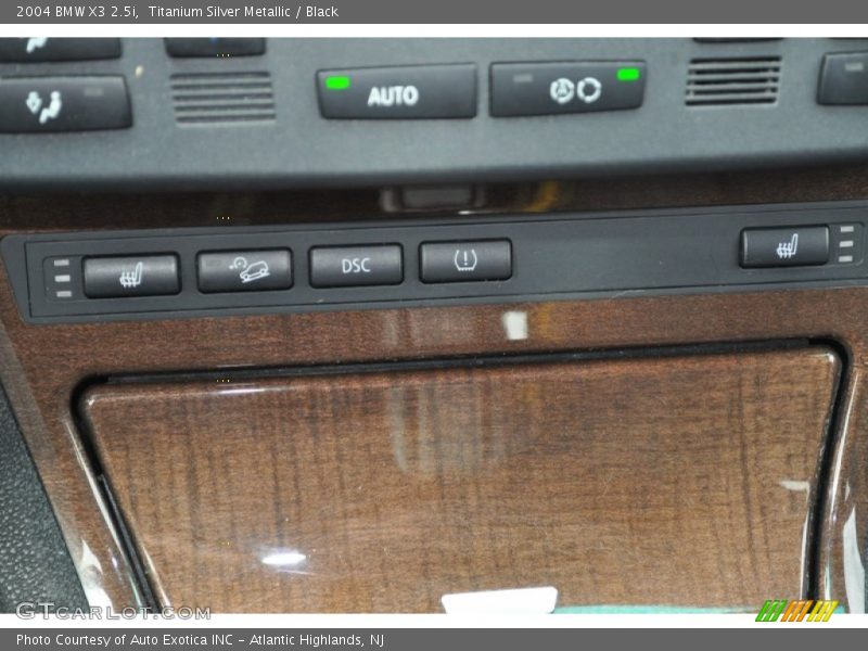 Titanium Silver Metallic / Black 2004 BMW X3 2.5i