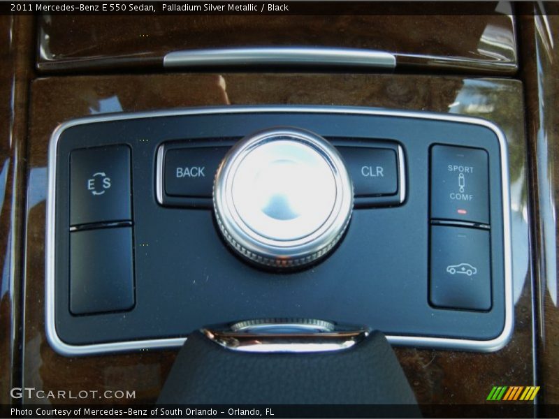 Palladium Silver Metallic / Black 2011 Mercedes-Benz E 550 Sedan
