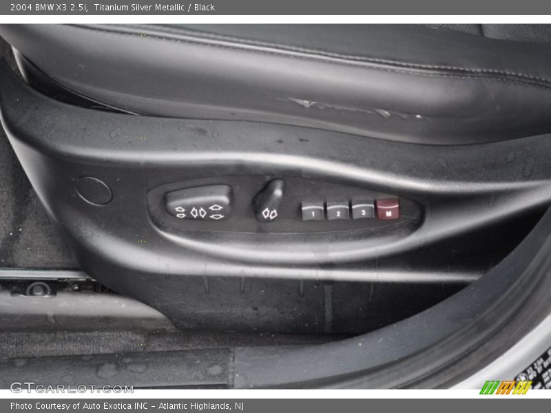 Titanium Silver Metallic / Black 2004 BMW X3 2.5i